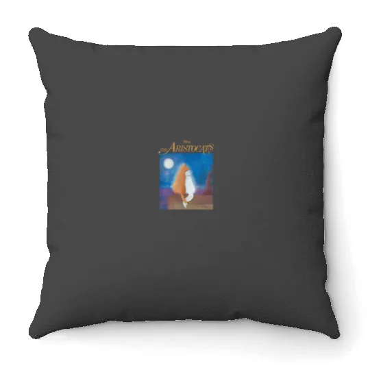 Disney The Aristocats Duchess Thomas Night Sky Portrait Throw Pillows