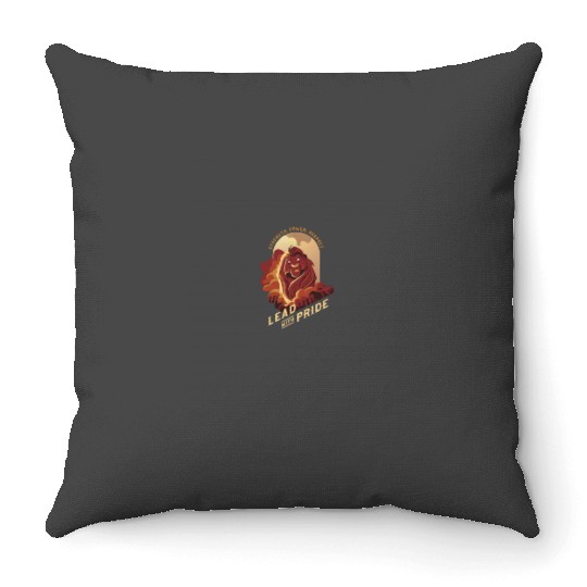 Disney The Lion King 30th Anniversary Mufasa Lead with Pride Throw Pillows