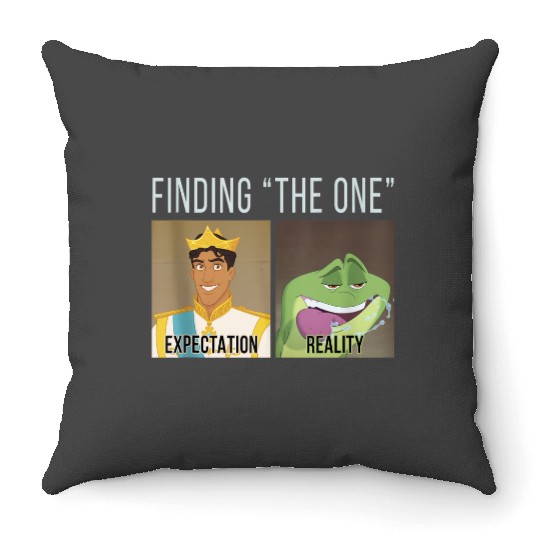 Disneyss Princess And The Frog Naveen Finding The One Meme Throw Pillows