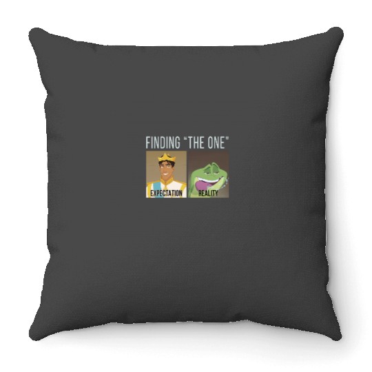 Disneyss Princess And The Frog Naveen Finding The One Meme Throw Pillows