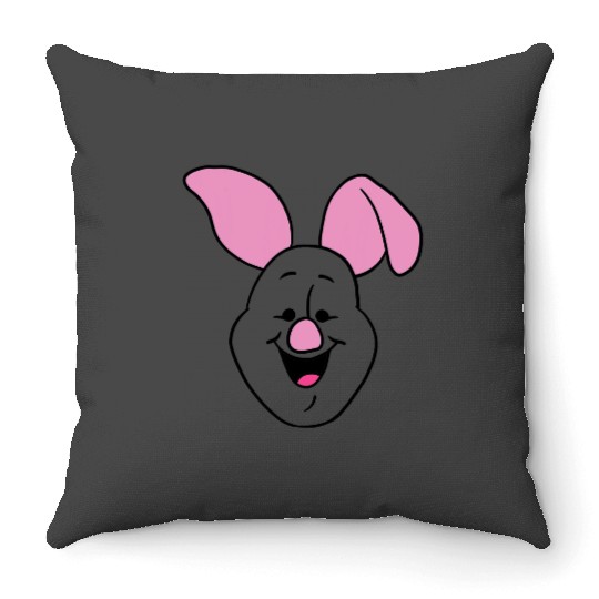 Disney Winnie The Pooh Piglet Large Face Throw Pillows