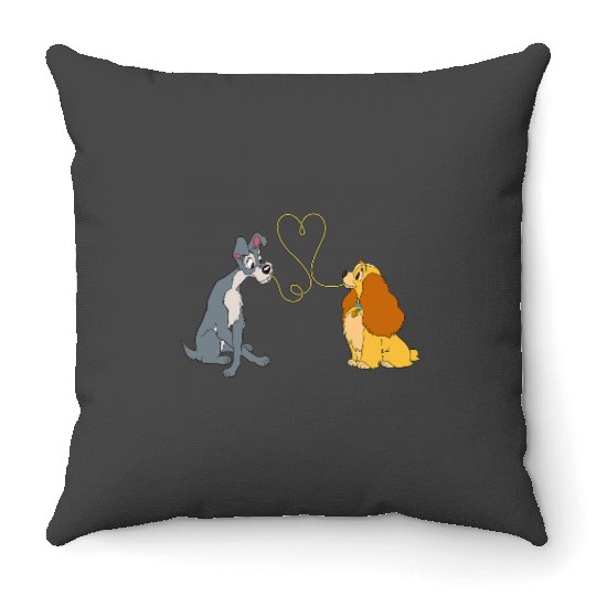 Disney Lady and The Tramp Bella Notte Throw Pillows