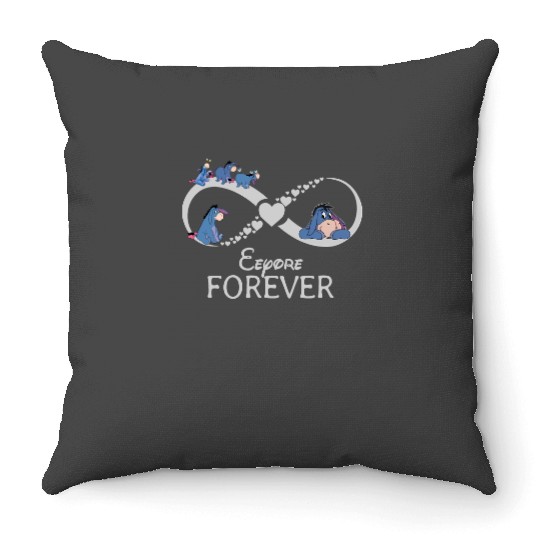Eeyore Forever Throw Pillows, Winnie the Pooh Eeyore, Funny Disney Throw Pillows, Family Trip Matching Throw Pillows