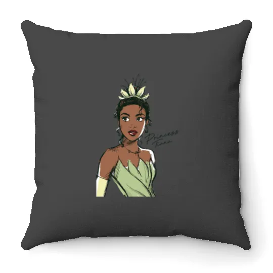 Disney The Princess & The Frog Princess Tiana Sketch Throw Pillows
