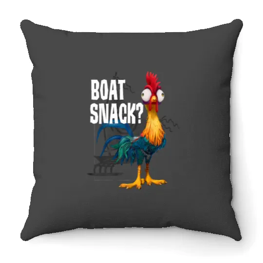 Disney Moana Hei Hei Boat Snack Premium Premium Throw Pillows