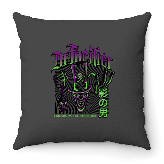 Disney The Princess And The Frog Dr. Facilier Spooky Shadow Throw Pillows