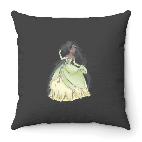 Disney The Princess And The Frog Tiana Follow Your Heart Throw Pillows