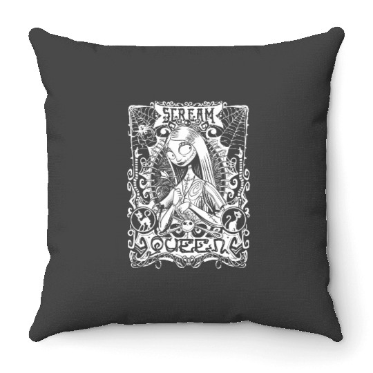 Disney The Nightmare Before Christmas Sally Portrait Throw Pillows