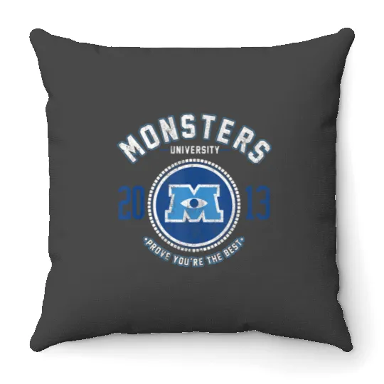 Disney Monsters University Logo Premium Throw Pillows