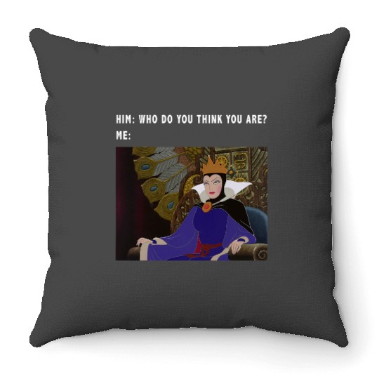 Disney Sleeping Beauty Maleficent Evil Queen Meme Throw Pillows