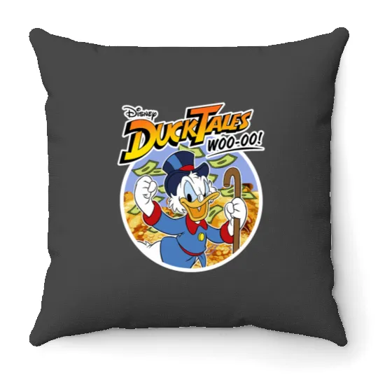 Disney DuckTales Uncle Scrooge Woooo Throw Pillows