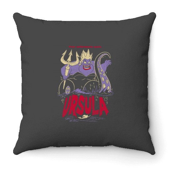 Disney The Little Mermaid Ursula Graphic Throw Pillows