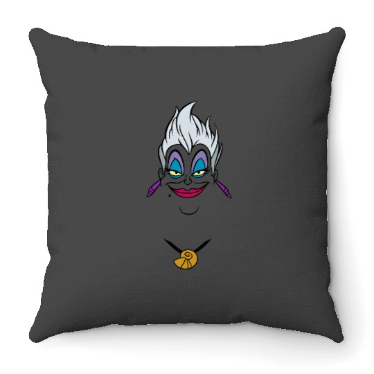 Disney Villains Ursula Big Face Throw Pillows