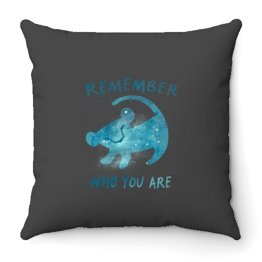 Disney The Lion King Simba Remember Who You Are Splatter Throw Pillows