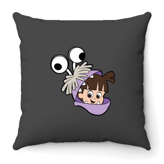 Disney and Pixars Monsters Inc. Boo Big Face Costume Throw Pillows