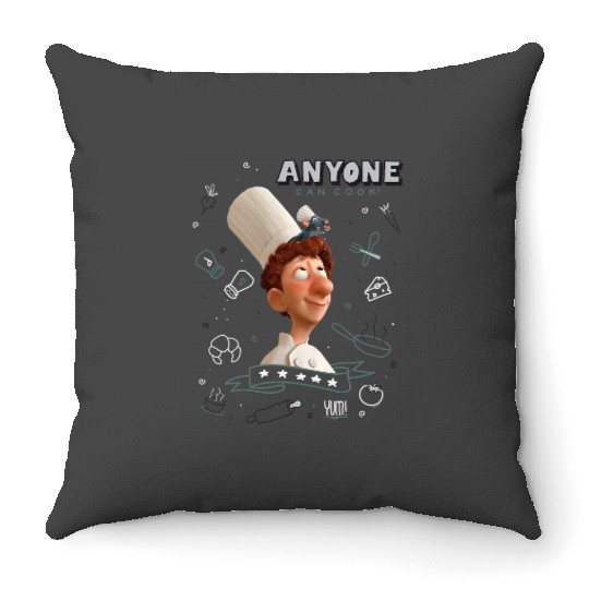 Disney Pixars Ratatouille Remy Linguini Anyone Can Cook Throw Pillows