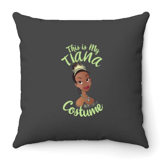 Disney The Princess And The Frog My Tiana Halloween Costume Throw Pillows