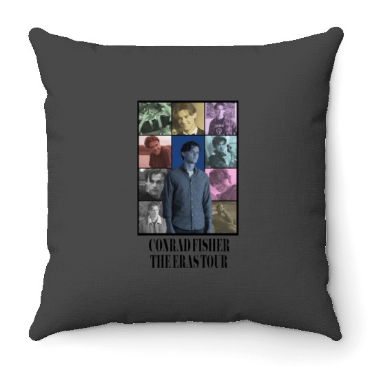Conrad Fisher eras tour Throw Pillows