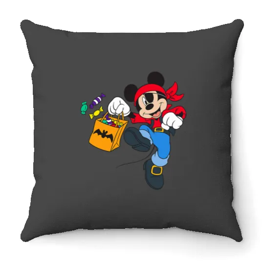 Disney Halloween Mickey Mouse Pirate Throw Pillows