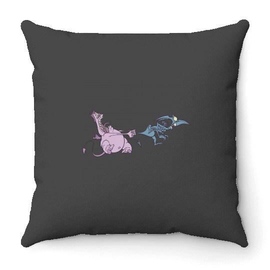 Disney Hercules Pain And Panic Being themselves Chest Logo Throw Pillows