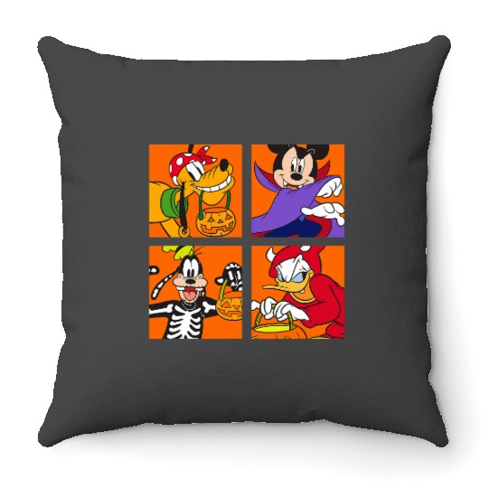 Disney Mickey Mouse and Friends Surprise Halloween Throw Pillows