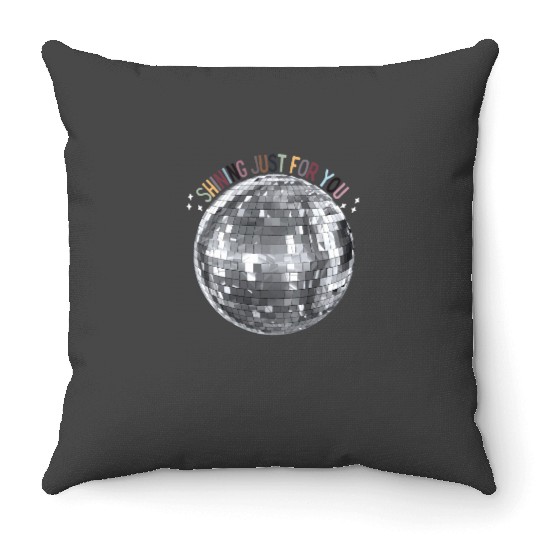 Discover Mirrorball eras version Taylor The Eras Tour Home Decor Merch Fandom Small Support HECKI Throw Pillows