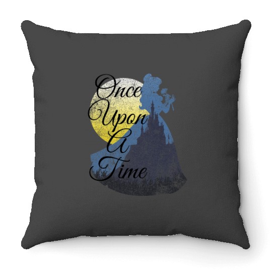 Disney Beauty The Beast Belle Once Upon A Time Throw Pillows