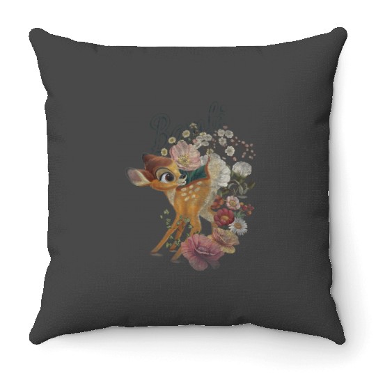 Disney Bambi Vintages Floral Throw Pillows