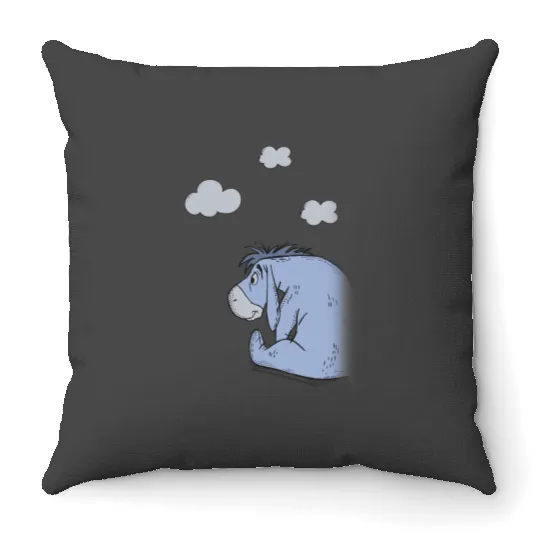 Disney Winnie The Pooh Eeyore In The Clouds Throw Pillows