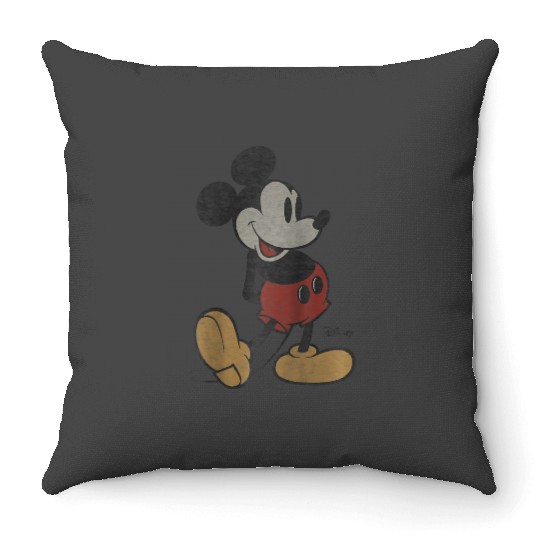 Disney Mickey Mouse Pose Raglan Baseball Tee Throw Pillows