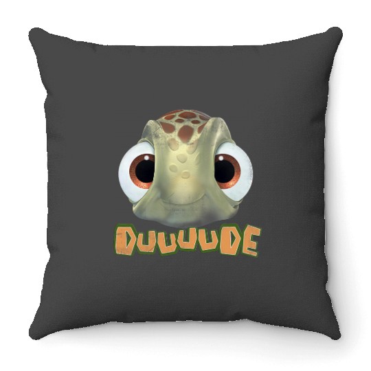 Disney Pixars Finding Nemo Surfing Baby Turtle Dude Throw Pillows