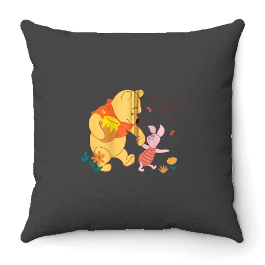 Disney Winnie the Pooh Piglet Group Family Trip Vacation Zip Hoodie Throw Pillows