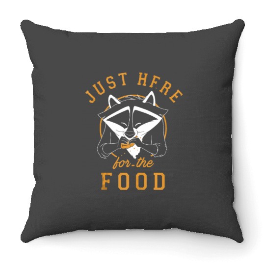 Disney Pocahontas Meeko Just Here For The Food Portrait Tank Top Throw Pillows