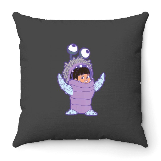 Womens Disney and Pixars Monsters Inc. Boo Pink VNeck Throw Pillows