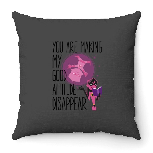 Disney Pixars The Incredibles Dash Violet Good Attitude Throw Pillows
