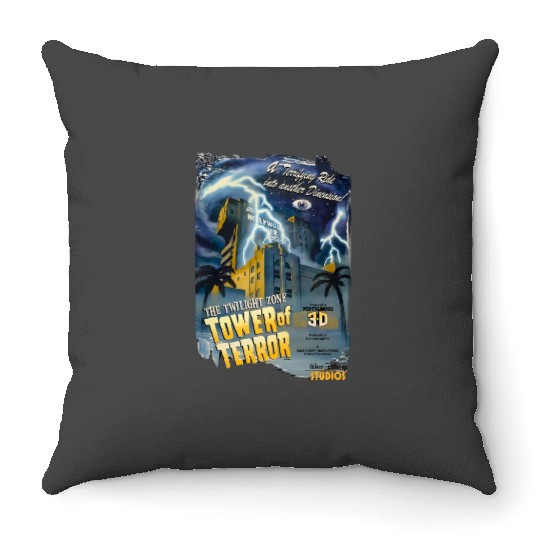 Retro Mickey And Friends Tower Of Terror Throw Pillows, Mickey And Friends Throw Pillows,  Disney Matching Trip 2024 Throw Pillows.