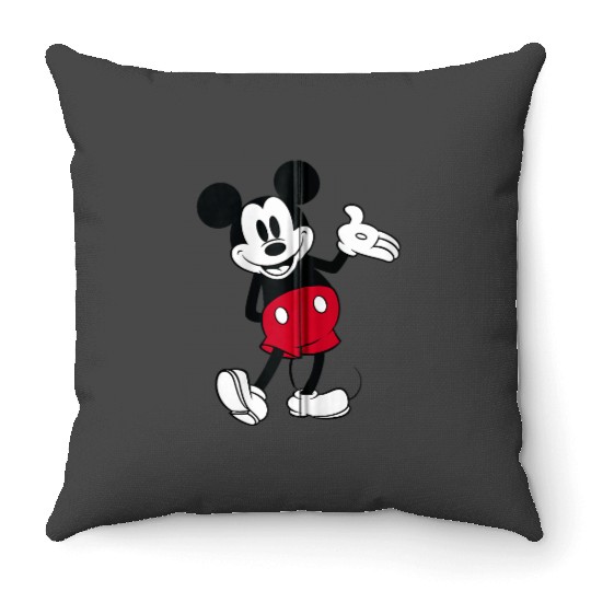 Disney unisex adult Disney Mickey And Friends Mickey Mouse True Original Zip Ho Throw Pillows
