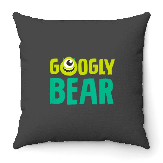 Disney and Pixars Monsters Inc. Mike Wazowski Googly Bear Throw Pillows