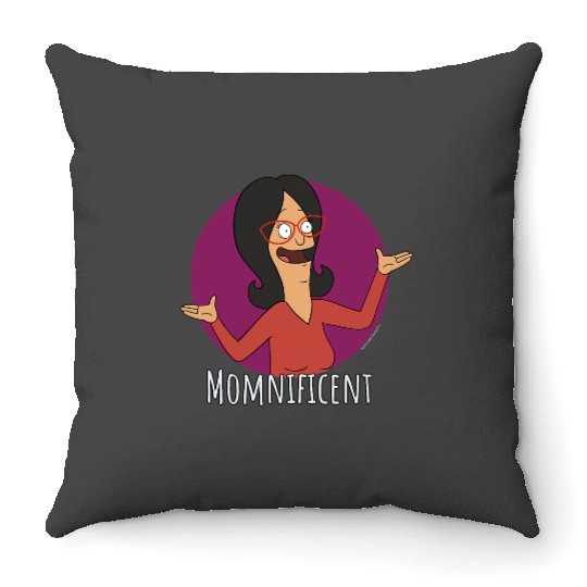 Bobs Burgers Linda Momnificent Portrait Throw Pillows