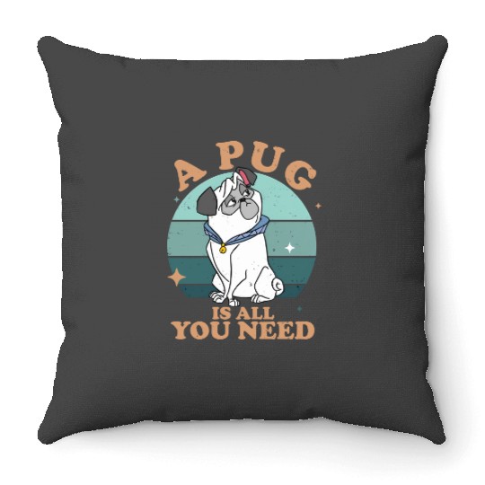 Pocahontas Percy A Pug Is All You Need Disney Throw Pillows