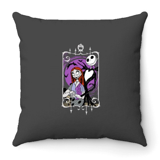 Disney Nightmare Before Christmas Jack and Sally Throw Pillows