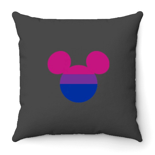 Disney Mickey Mickey Rainbow Pocket Icon Throw Pillows