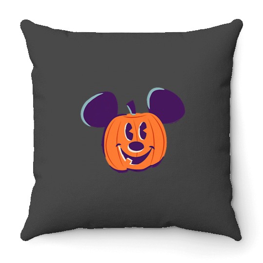 Disney Mickey Mouse Pumpkin JackOLantern Halloween Throw Pillows
