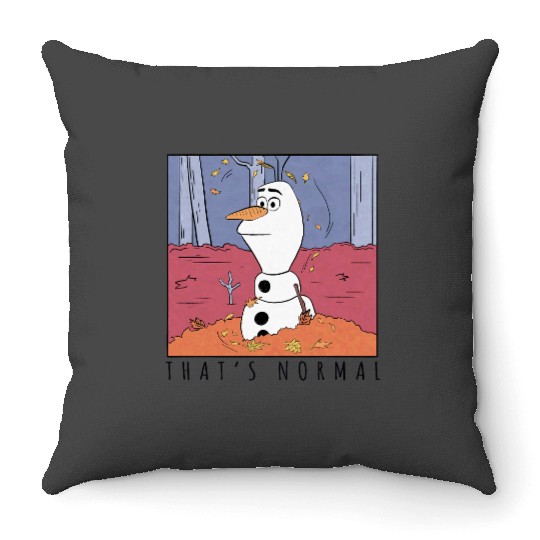 disney frozenss 2 Olaf Thats Normal Throw Pillows