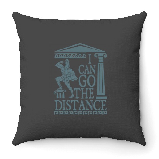 Disney Herculesss Go The Distance Greek Art Graphic Throw Pillows