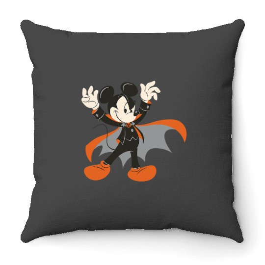 Disney Halloween Mickey Mouse Magic Art Throw Pillows