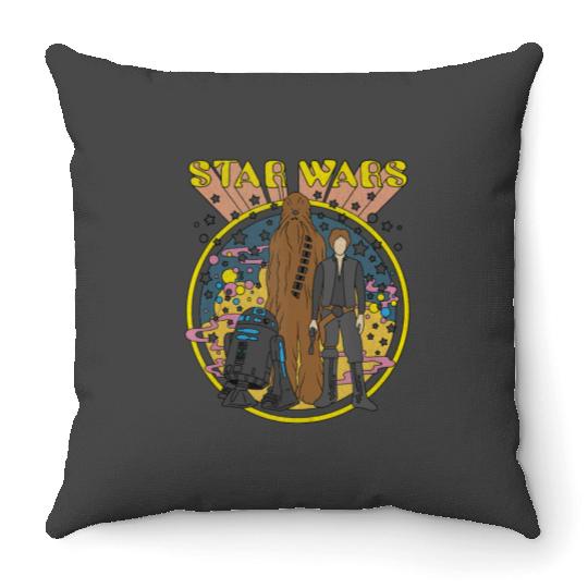 Star Warsss Vintagess Psych Rebels Disney Tank Top Throw Pillows