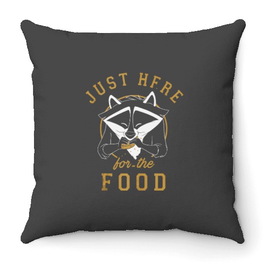 Disney Pocahontas Meeko Just Here For The Food Portrait Tank Top Throw Pillows