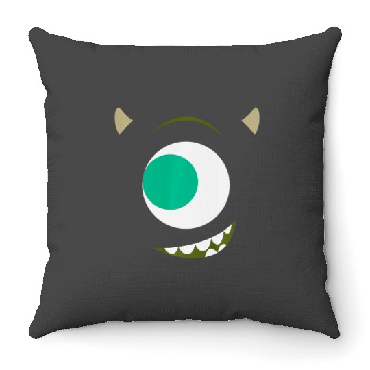 Disney Pixarss Monsters Inc. Big Face Mike Wazowski Costume Premium Throw Pillows