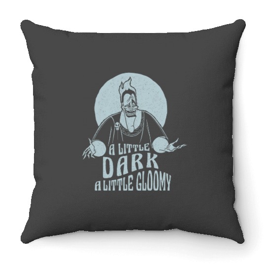 Disney Herculesss Hades A Little Dark A Little GLOOMYss Portrait Throw Pillows